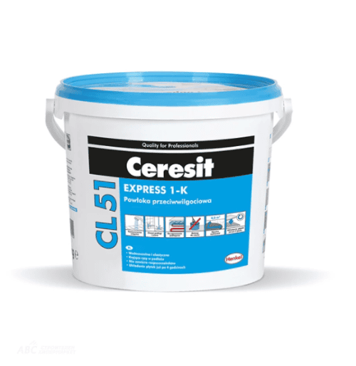 Гъвкава еднокомпонентна хидроизолация   1К 5kg CERESIT CL 51