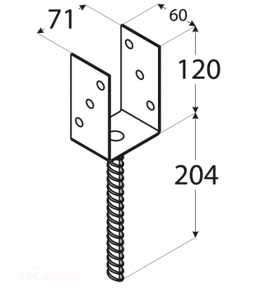 ПЛАНКА PS02 70/60/120 (10) 13832 КОНКУРЕНТ