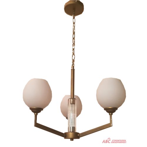 Осветително Тяло  3 x E27 50/24/18 GAUSS GS-319064/3P