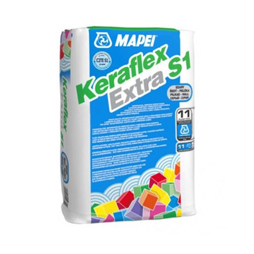 Лепило за плочки флексово 25кг бяло Keraflex Extra S1