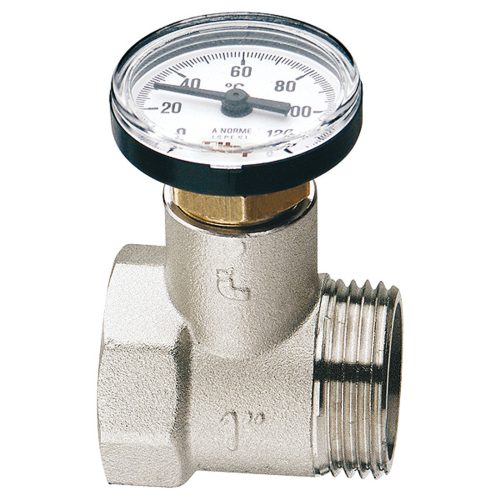 Колекторен фитинг с термометър 1"