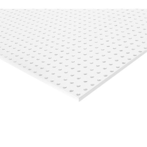 Гипсокартонена плоскост звукопоглъщаща (акустично абсорбираща) KNAUF Cleaneo Akustik (UFF 8/18Q, бял воал), 12.5 мм (1188×1998 мм) – 2.37 m² / ~30.8 кг (~13.0 kg/m²)