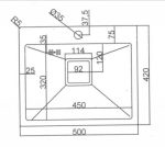 Кухненска мивка алпака ICK 5032 1 0000012222