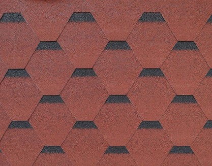 Битумни керемиди Пчелна пита червени HYDROMAT 2.90М2/