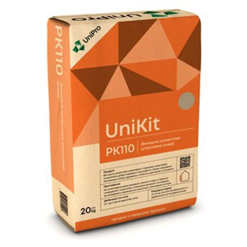 Уникалпроект финишна циментова шпакловка бяла 20кг PK 110