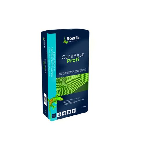 Бостик лепило за плочки с2теs1 сиво 25кг CERABEST PROFI /8002038