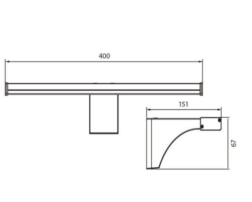 ОСВЕТИТЕЛНО ТЯЛО LED ZOE LED 8W CL-4000K IP44 4016