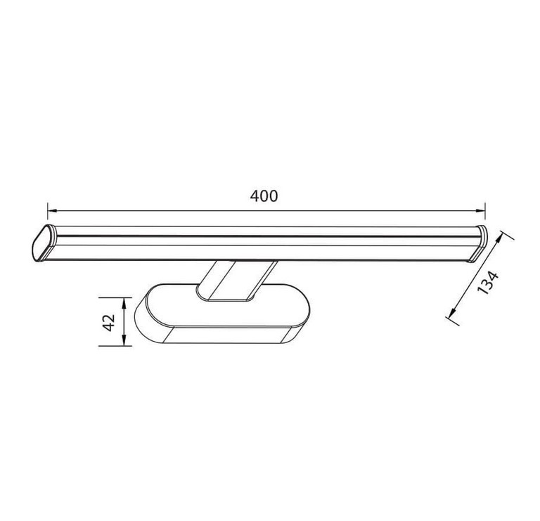 0000012915 ОСВЕТИТЕЛНО ТЯЛО ARBA LED 8W CL 4000K IP44 3957