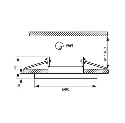 Луна GRACE SL400 MRB мрамор кръгла 4028