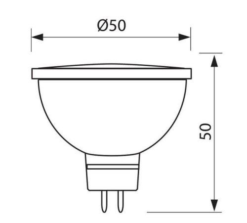 LED лампа BETA LED JCDR 3W G5.3 WW 3000K 3941