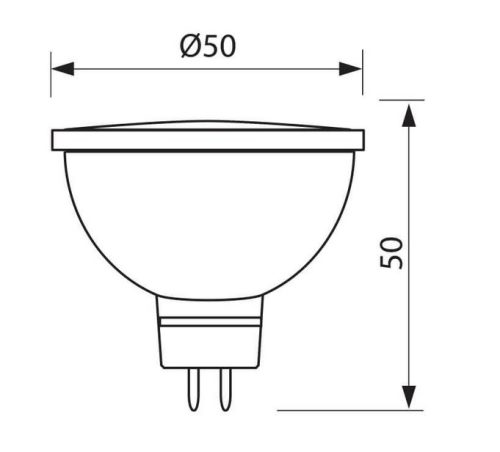 LED лампа BETA LED JCDR 3W G5.3 W 6400K 3943