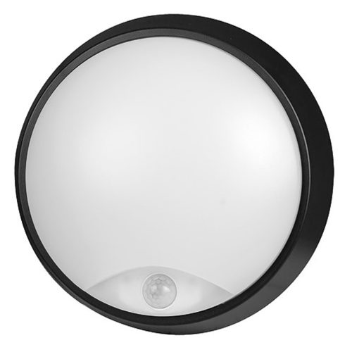 ПЛАФОНИЕРА LED PIR 220V 14W НЕУТРАЛНА IP54 КРЪГ ЧЕРНА LBHS1442R