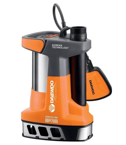 Потопяема дренажна помпа за мръсна вода с поплавък DAEWOO DDP17000, 1100 W, 10 м, 15000 л/ч