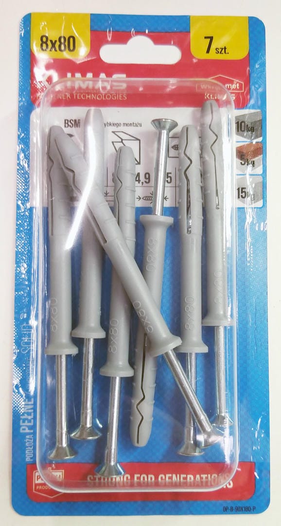 0000014233 ПИРОН-ДЮБЕЛ СКРИТА ЯКА /WM/BSM-8x60 191122860-1