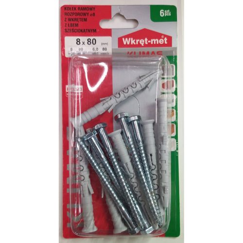 ДЮБЕЛ ТУХЛА+ВИНТ Ш-Н/WM/BKRK-8x80N 191102880-1