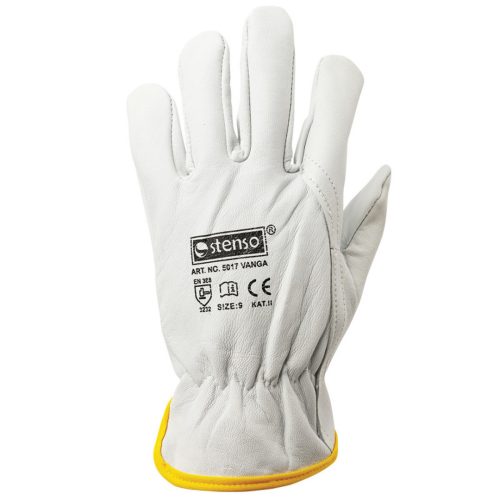 Ръкавици телешка кожа без подплата бели 5017 (xl) vanga 70174001.xl