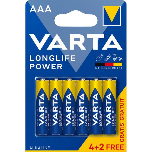 Батерия VARTA POWER АЛК. ААА 4+2БР. *05231 070210