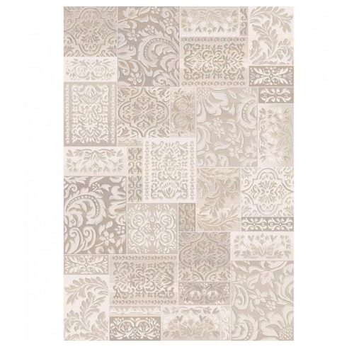 Килим Nubian 160Х230 орнаменти квадратни бяло