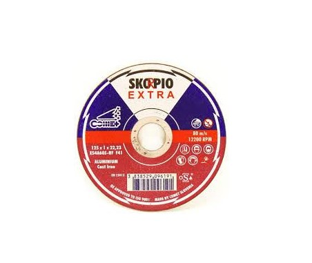 Диск за ъглошлайф ф 125 x 22 mm, 1.0 mm, ALU E54A60 S-BF SKORPIO