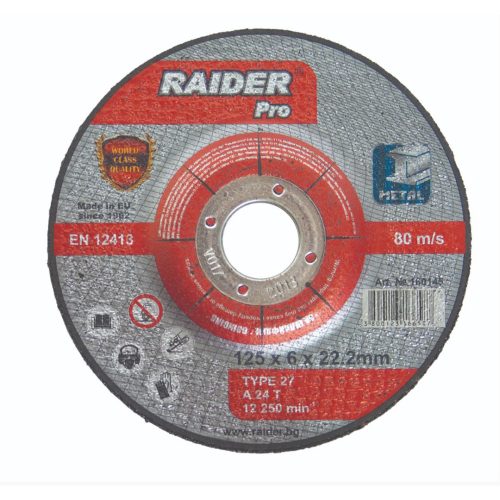 Диск за шлайфане 125х6х22.2mm Raider RDP 160145