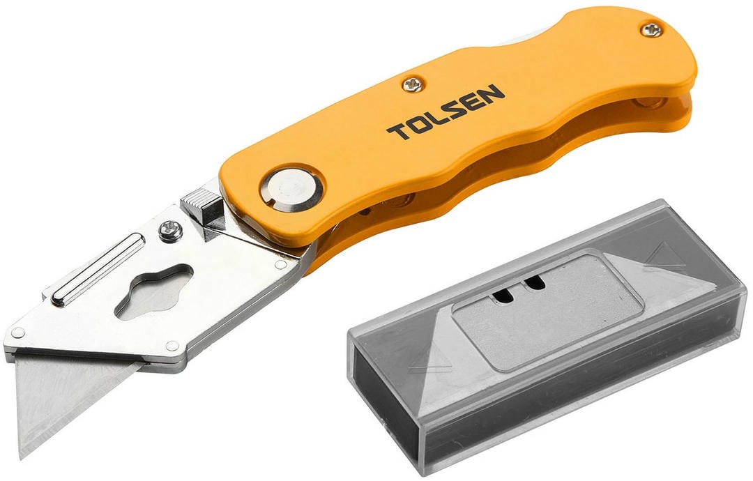 0000017359 Ножче сгъваемо + 5 остриета Tolsen 30007