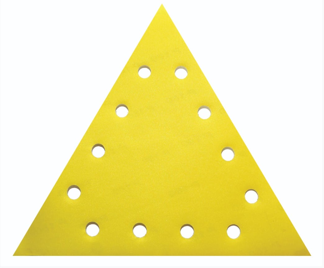 0000017668 Шкурка Велкро Триъгълна 285мм P80 Raider 180726