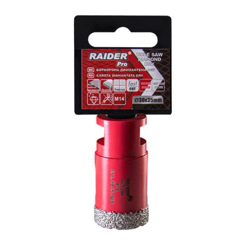 Боркорона Diamond Dry M14 ø30mm Raider 157846