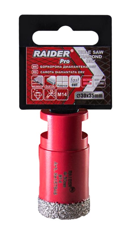 Боркорона Diamond Dry M14 ø30mm Raider 157846