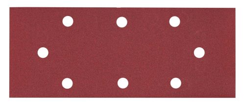 Шкурка за виброшлайф 93х230 P100 с 8 отвора 10бр Raider 180102