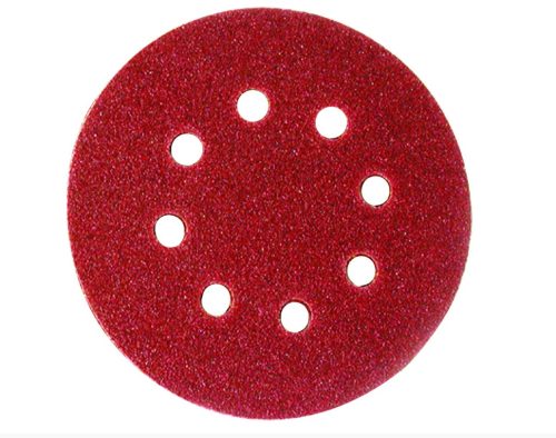 Шкурка за виброшлайф  125мм К120 P120 с 8 отвора 10бр. Raider 181102