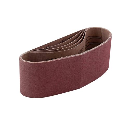 Шкурка за лентов шлайф 75х533mm Р80 5бр./опаковка Raider