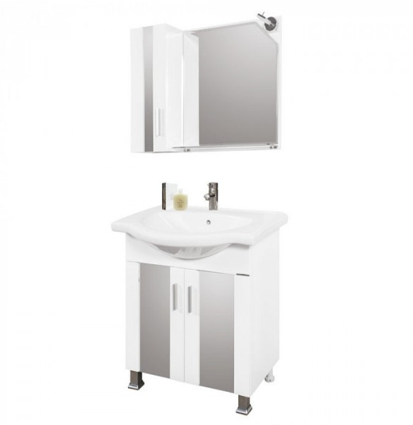 0000018676 Лимекс Мебел За Баня Макена С Огледало,лед Осв. И Плавно Затваряне Омония 396103