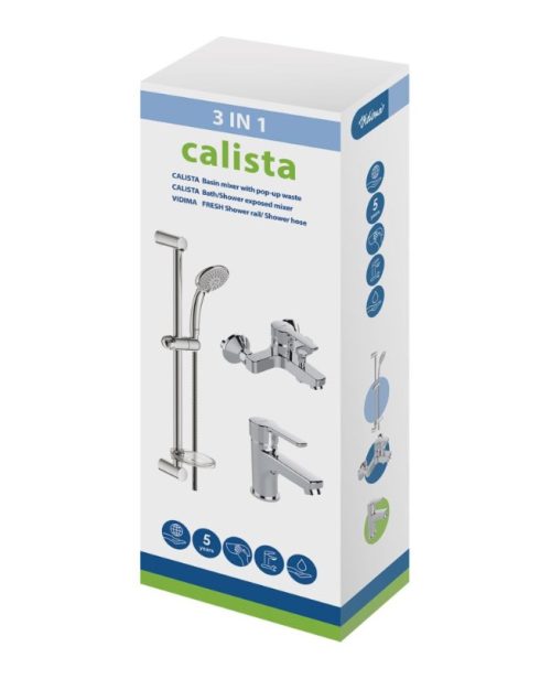 Промо комплект смесители VIDIMA CALISTA 3 в 1 B1435AA