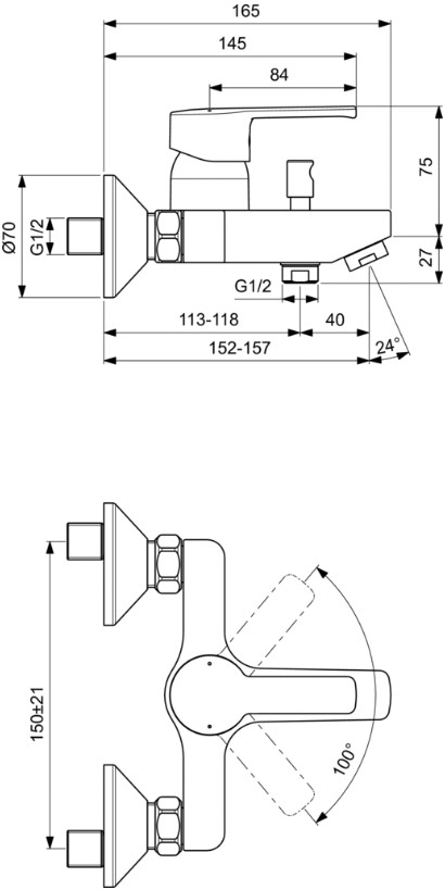 Промо комплект смесители VIDIMA CALISTA 3 в 1 B1435AA