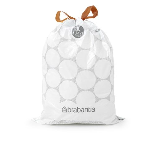 Торба за кош размер Х (NewIcon/Bo), 10-12L, 20 броя, бели BRABANTIA