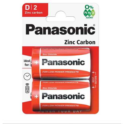 БАТЕРИЯ 2 Бр R20RZ/ 1.5V /БЛИСТЕР АМ PAN