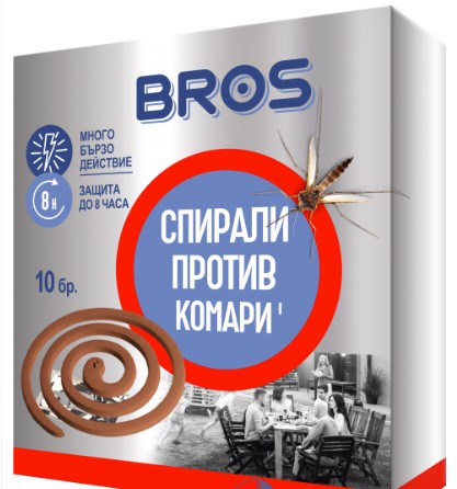 Спирали против комари Микро брос 10бр bs-012
