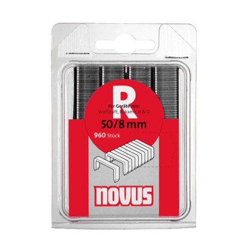 Кламер Novus 8ММ 960БР/БЛИСТЕР ТИП 50 045 SNL 136