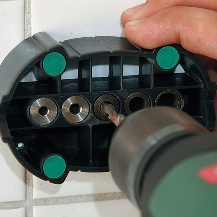 0000020436 Шаблон Wolfcraft за отвори Ф4,5,6,8,10 мм 003WLF1280