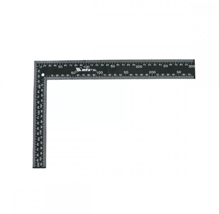 0000020911 Ъгъл прав, 300mm, метален, монолитен, MTX 323709