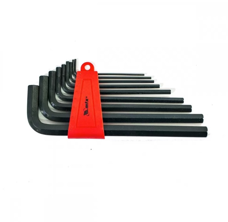 0000020973 Комплект ключове имбусни, 2-12mm, дълги, 9бр, MTX 112279