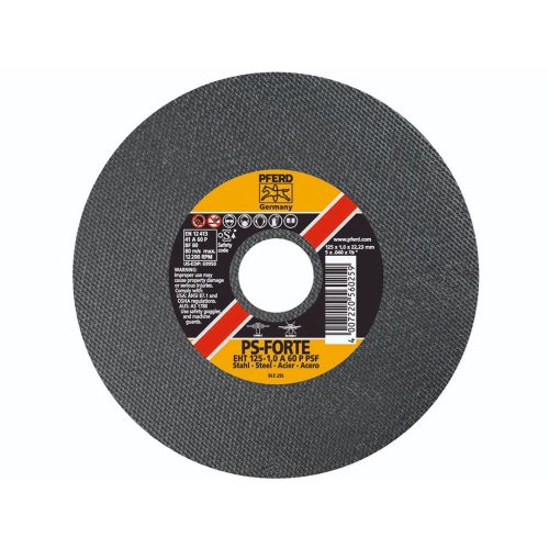 Умерено твърд карбофлексов диск PFERD A60 P PSF, ø 115, 1,0 мм 0061730010