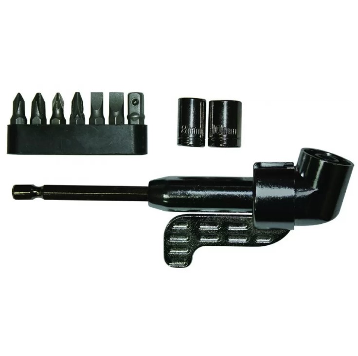 0000021199 Държач за винтоверт ъглов с накрайници к-кт 10 части, BOLTER XG53667