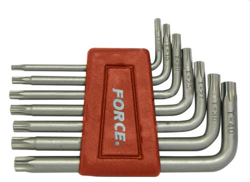 Торксове Г-образни (Т10-Т40) 7 бр. к-т FORCE Tools JN66283