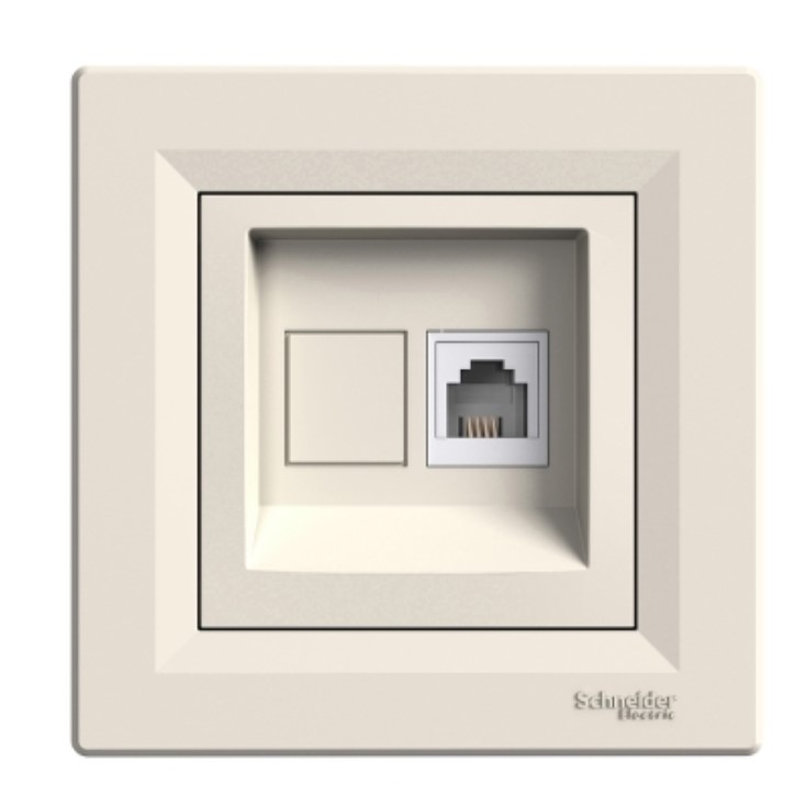 0000022115 КОНТАКТ RJ11 ASFORA КРЕМ SCH EPH4100123 /100%/ ЕЛМА