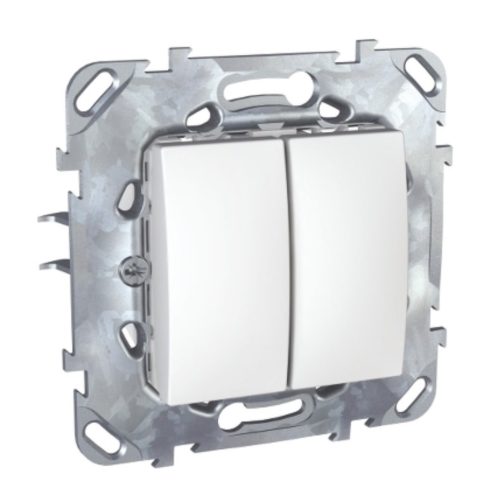 КЛЮЧ Schneider бял двумодулен (механизъм)  MGU50.211.18Z Schneider Electric