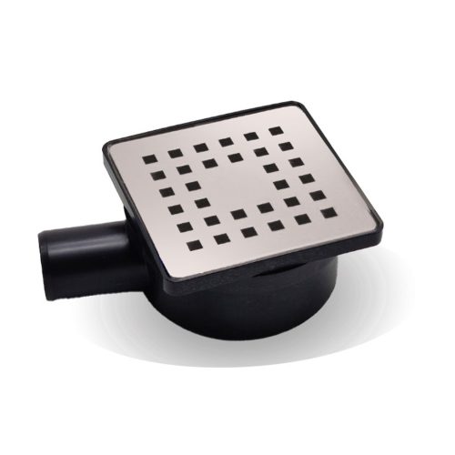 Квадратен сифон ф32 рогов хром