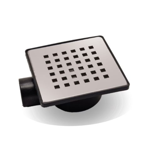 Квадратен сифон ф50 рогов хром