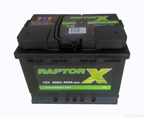 АКУМУЛАТОР RAPTOR X 12V 60AH 198701