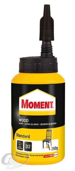 Лепило за дърво с дълго отворено време 750 гр.  Moment Wood Standard